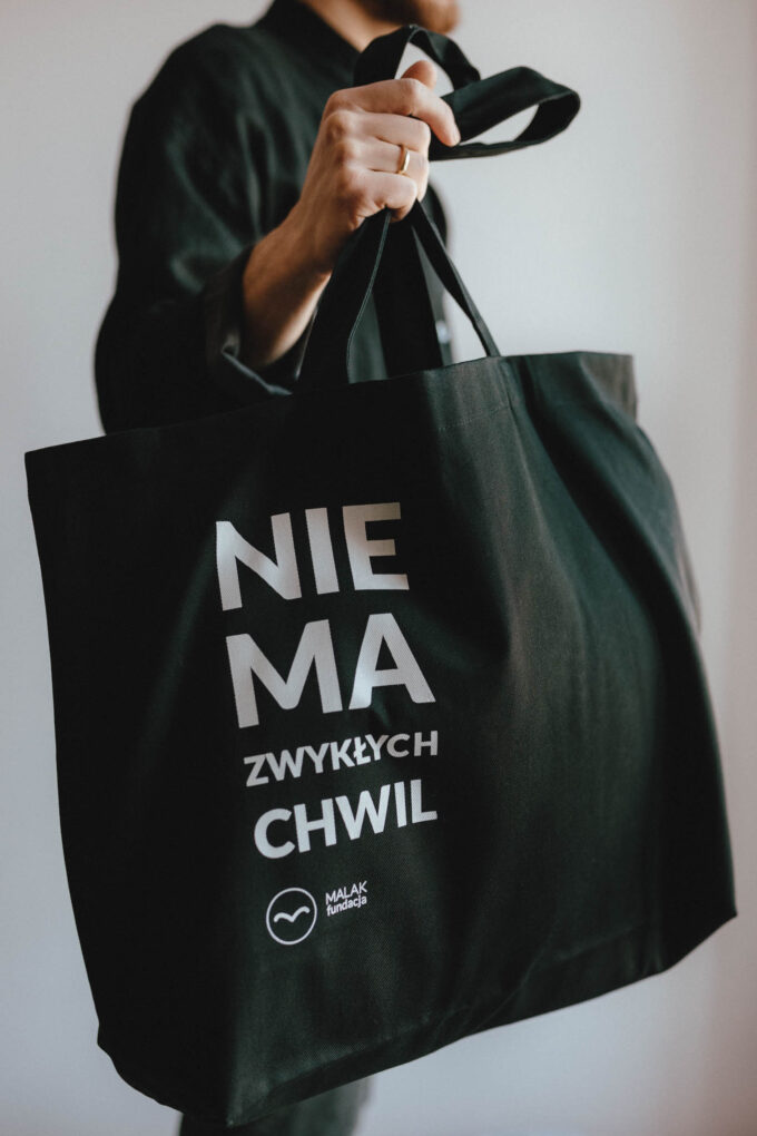 Torba "NIE MA zwykłych chwil" - cegiełka kupując wspierasz! - obrazek 2